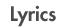Lyrics